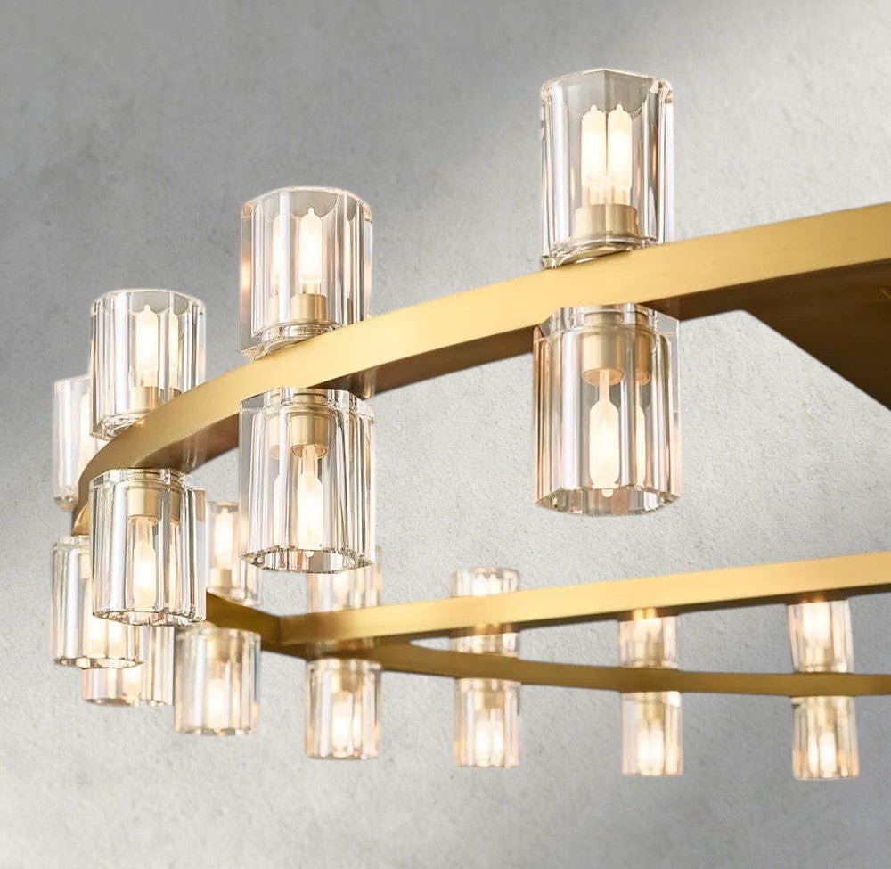 Avecho LED Round Chandelier 36", 48", 60" - GILDLAMPS