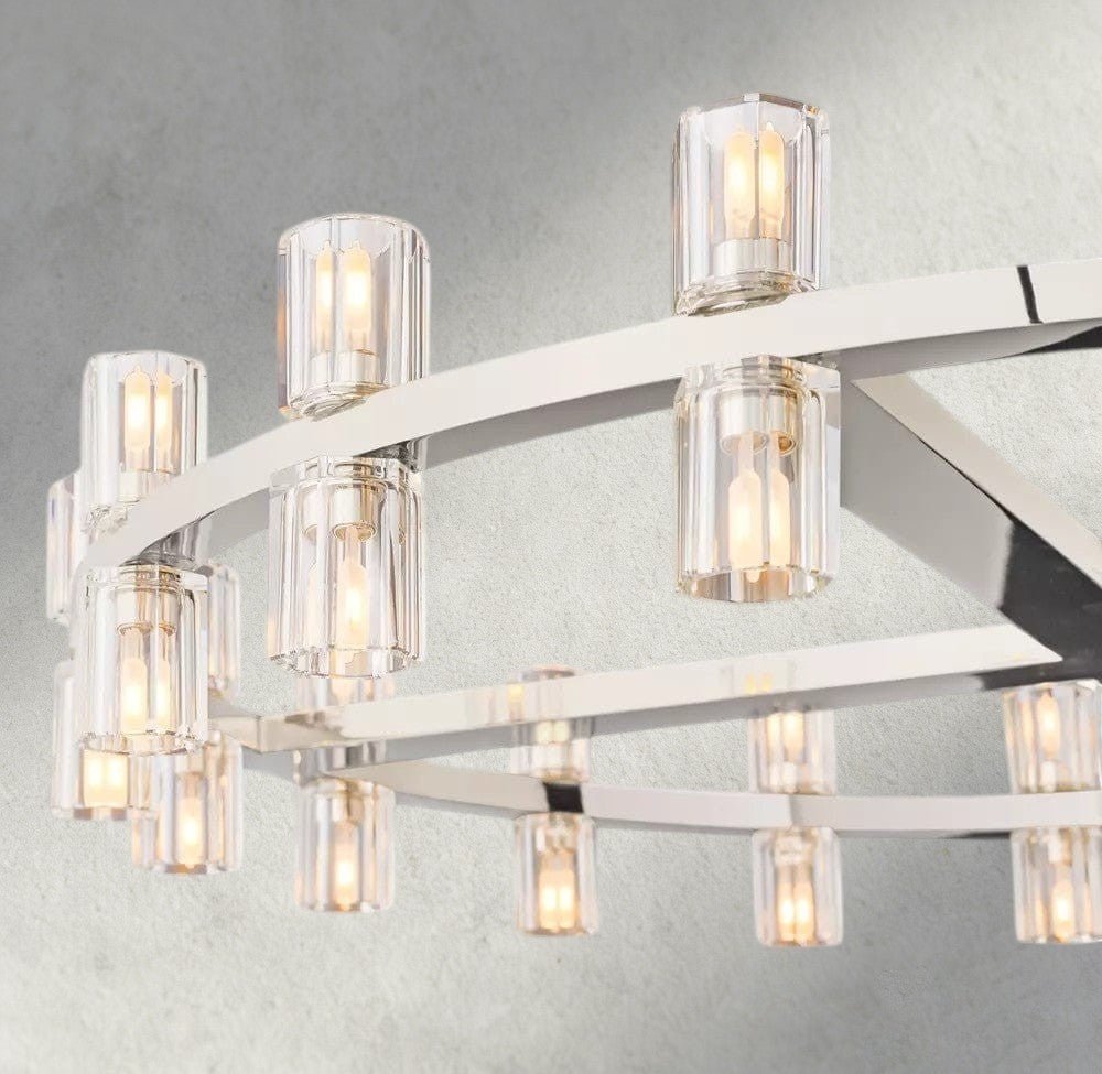Avecho LED Round Chandelier 36", 48", 60" - GILDLAMPS
