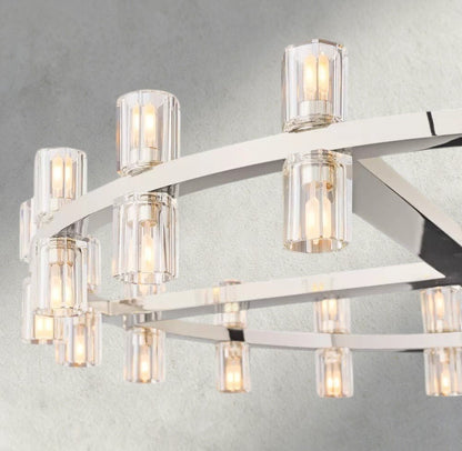 Avecho LED Round Chandelier 36", 48", 60" - GILDLAMPS