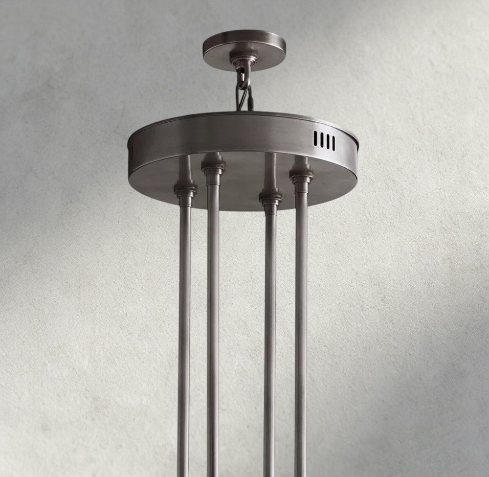 Avecho LED Round Two - Tier Chandelier 60" - GILDLAMPS