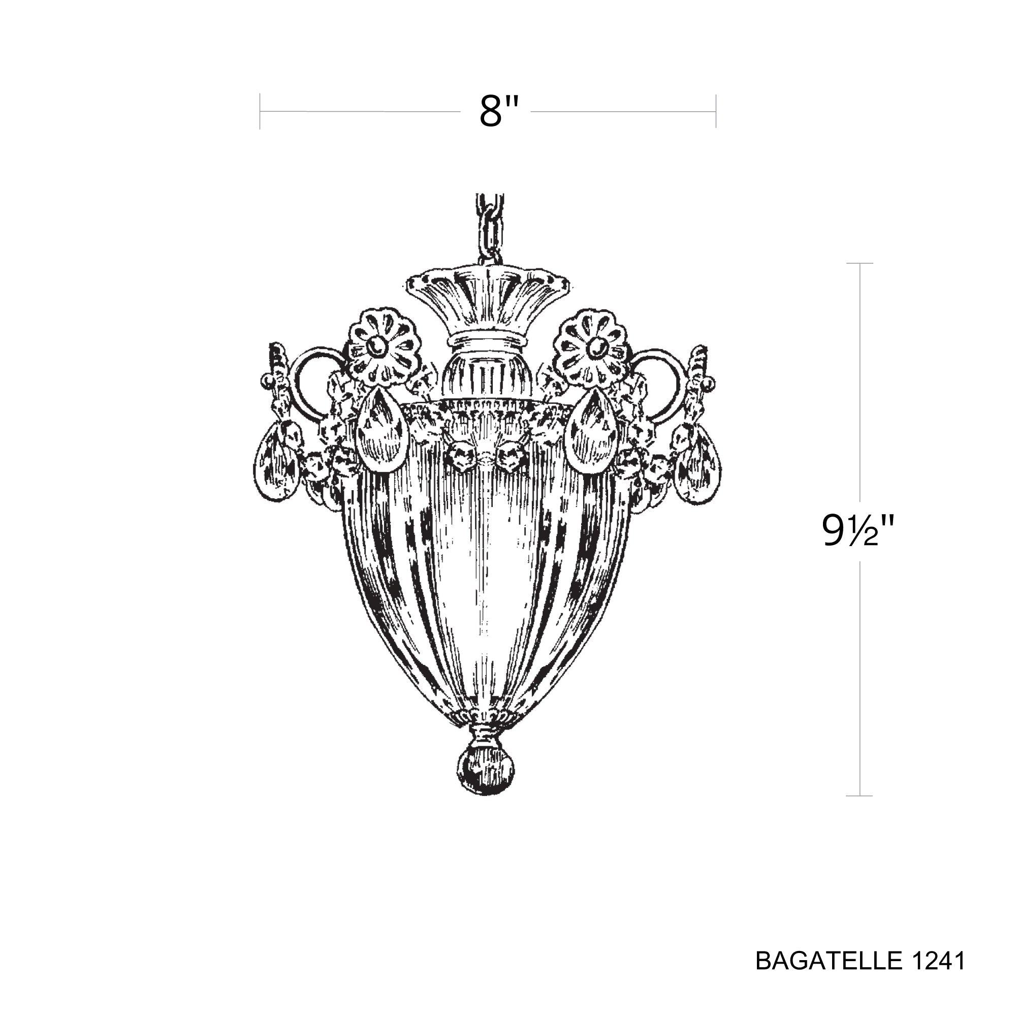 Bagatelle 1-Light Mini Pendant - GILDLAMPS