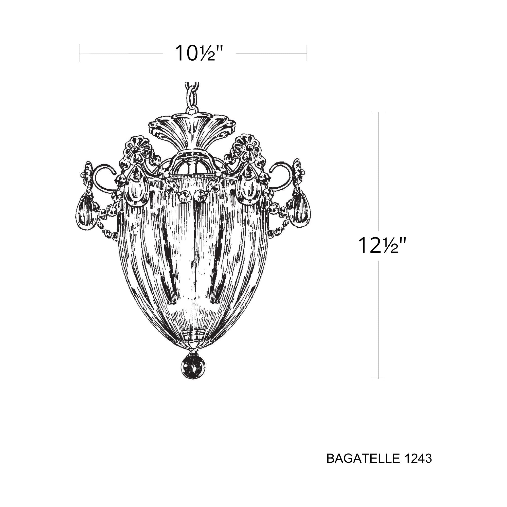 Bagatelle 3-Light Mini Pendant - GILDLAMPS