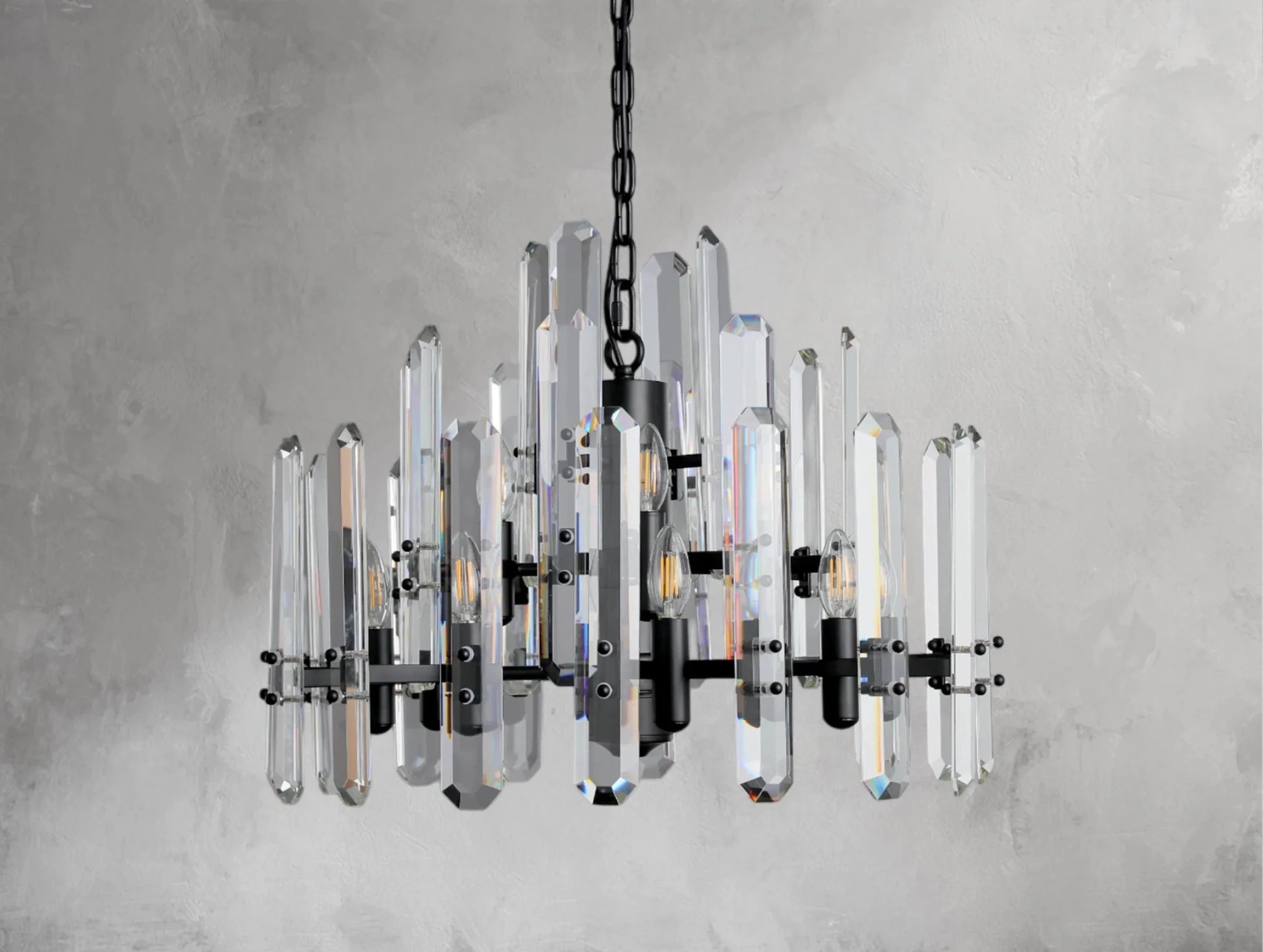 Baingham Round Chandelier - GILDLAMPS