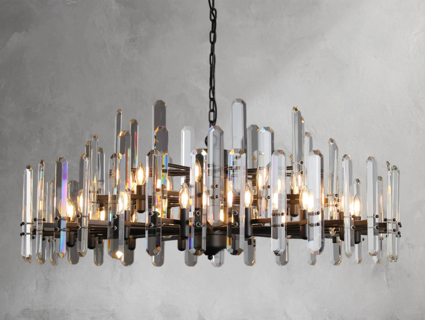 Baingham Round Chandelier - GILDLAMPS