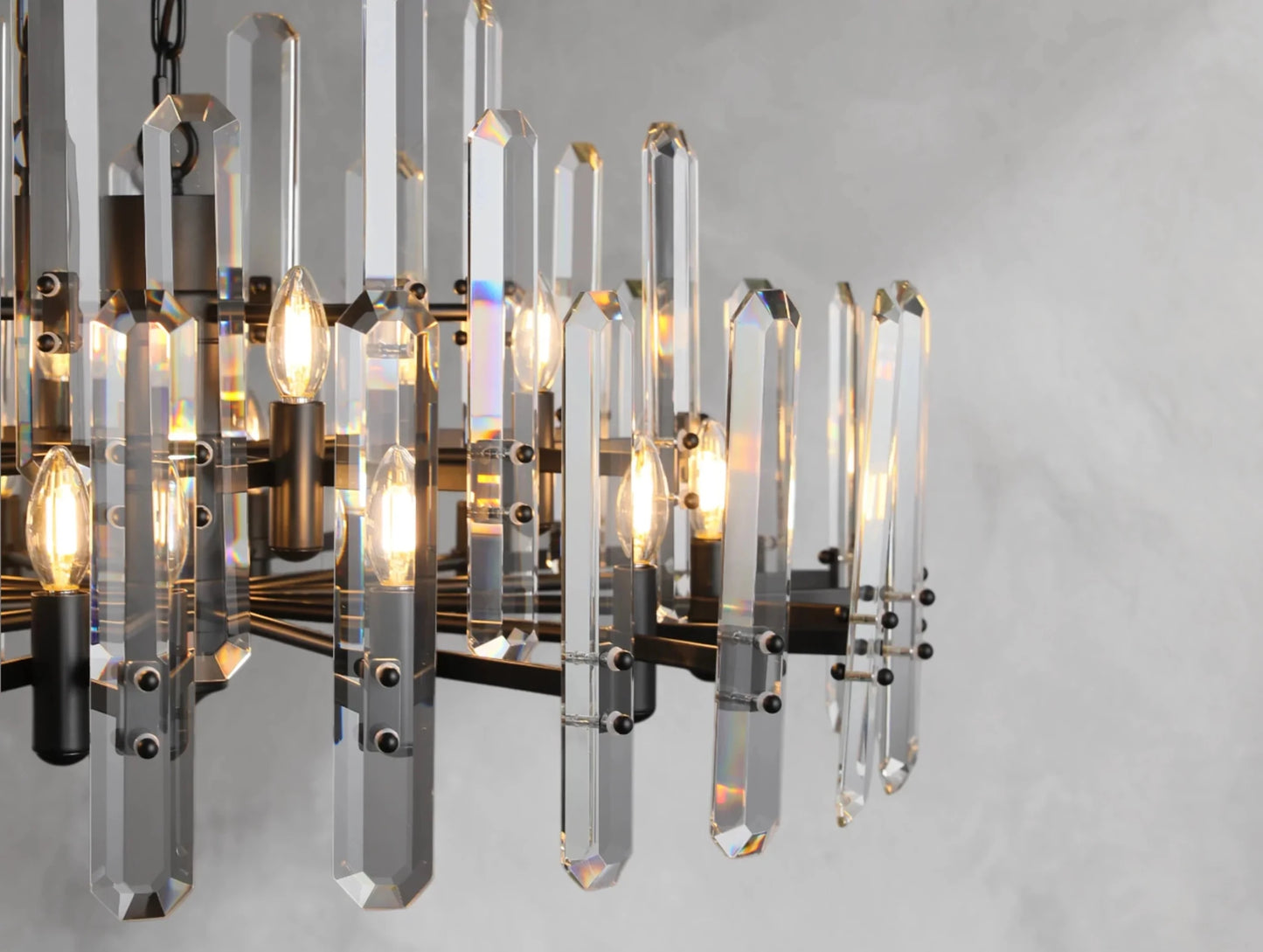 Baingham Round Chandelier - GILDLAMPS