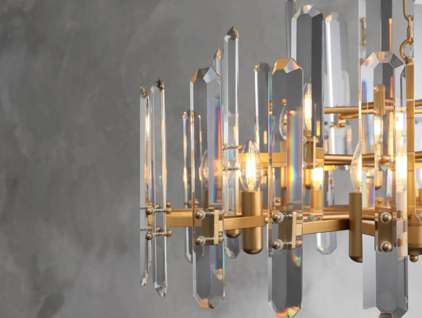 Baingham Round Chandelier - GILDLAMPS