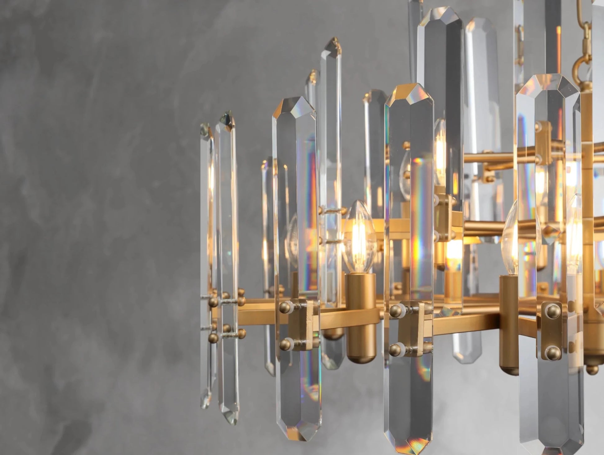 Baingham Round Chandelier - GILDLAMPS