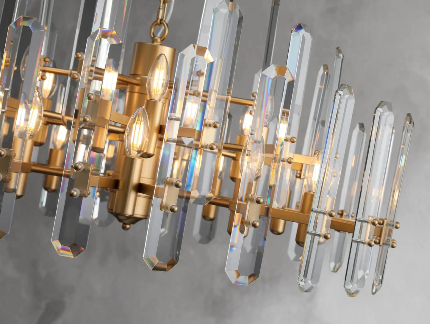 Baingham Round Chandelier - GILDLAMPS