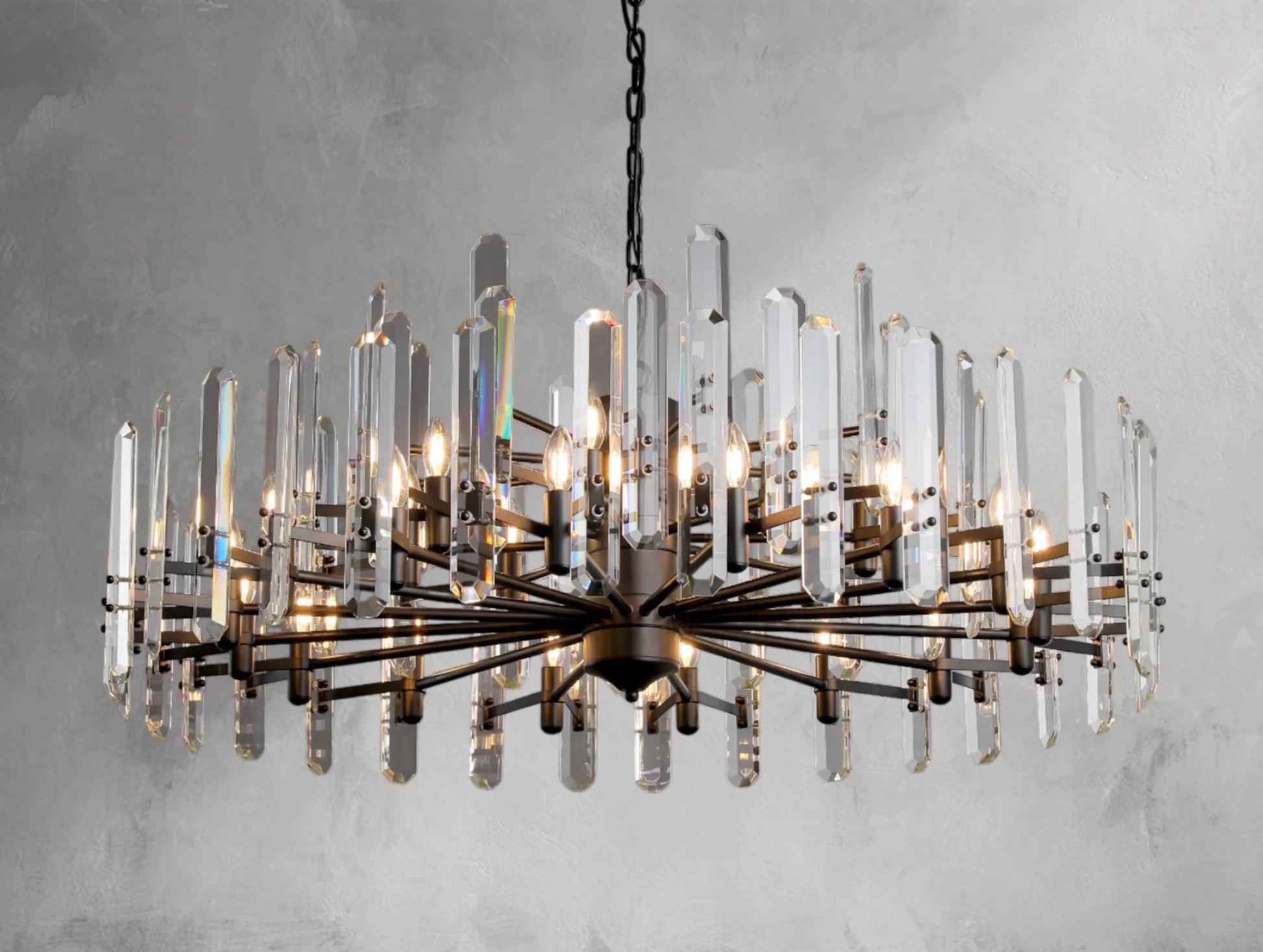Baingham Round Chandelier - GILDLAMPS
