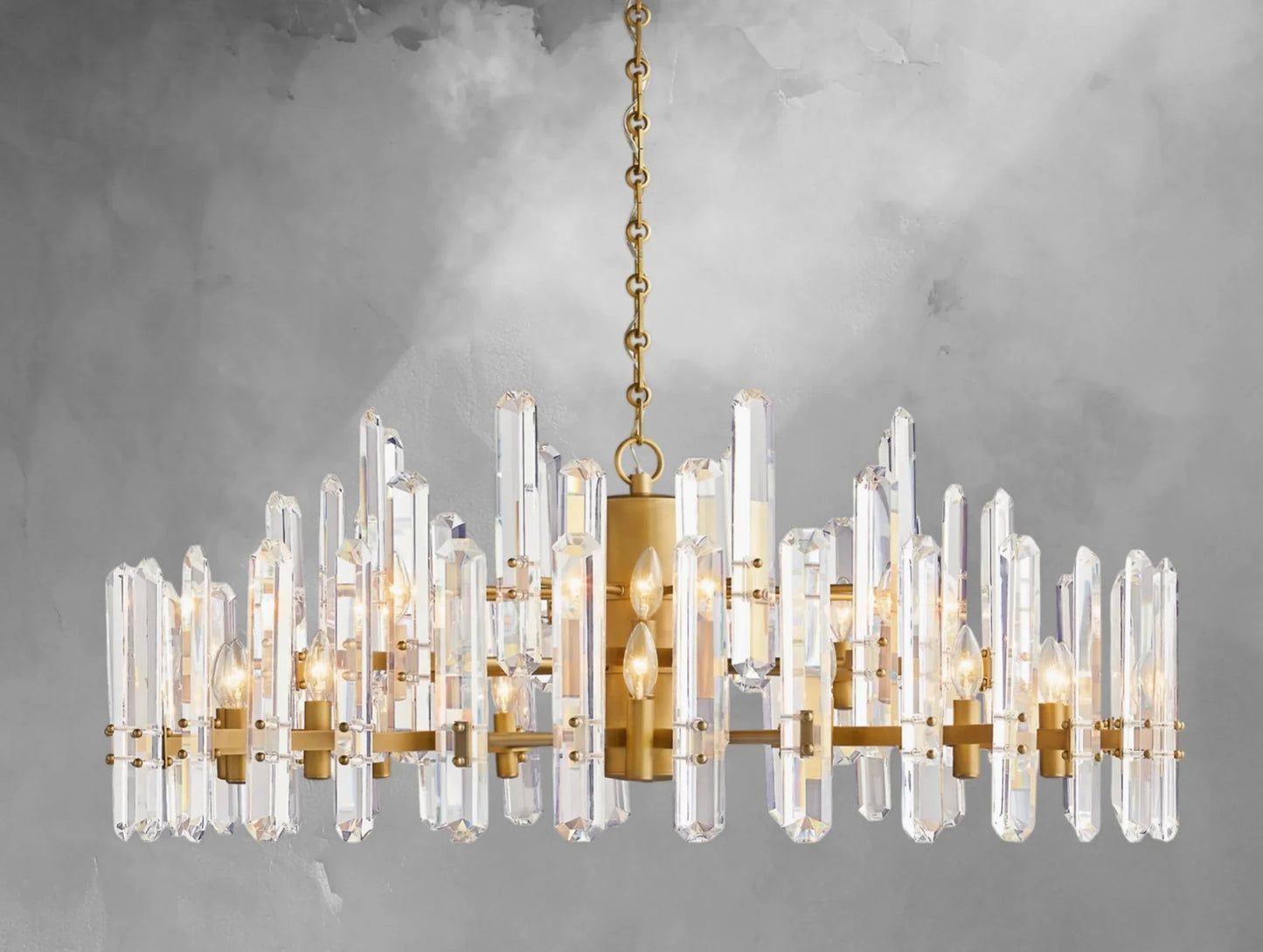 Baingham Round Chandelier - GILDLAMPS