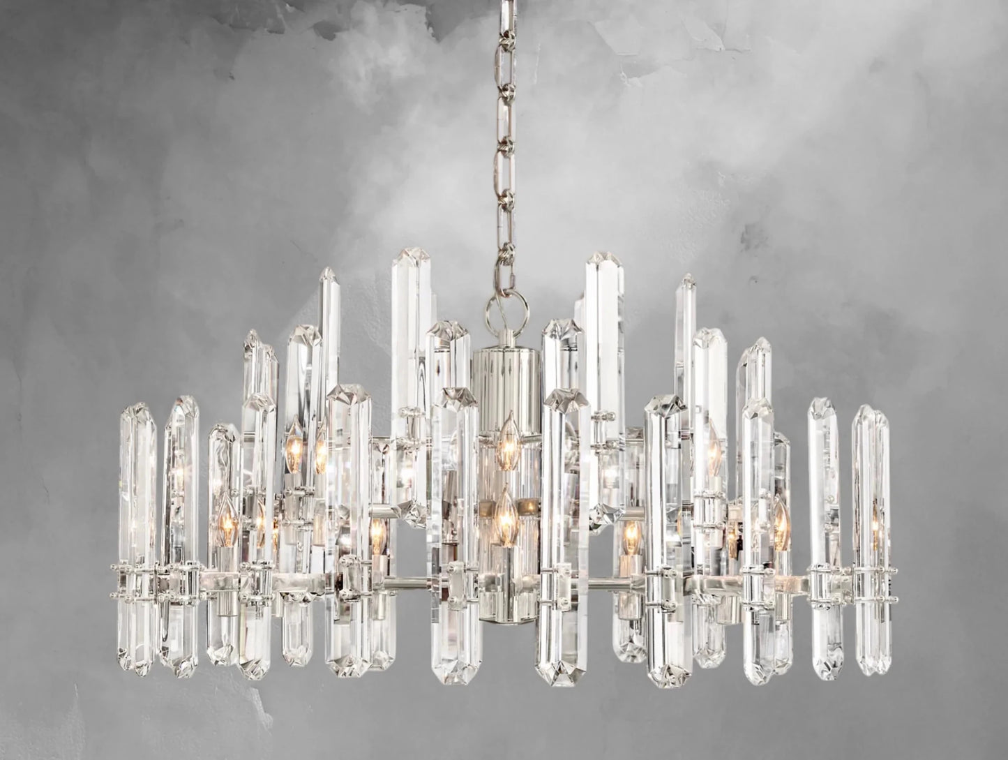 Baingham Round Chandelier - GILDLAMPS
