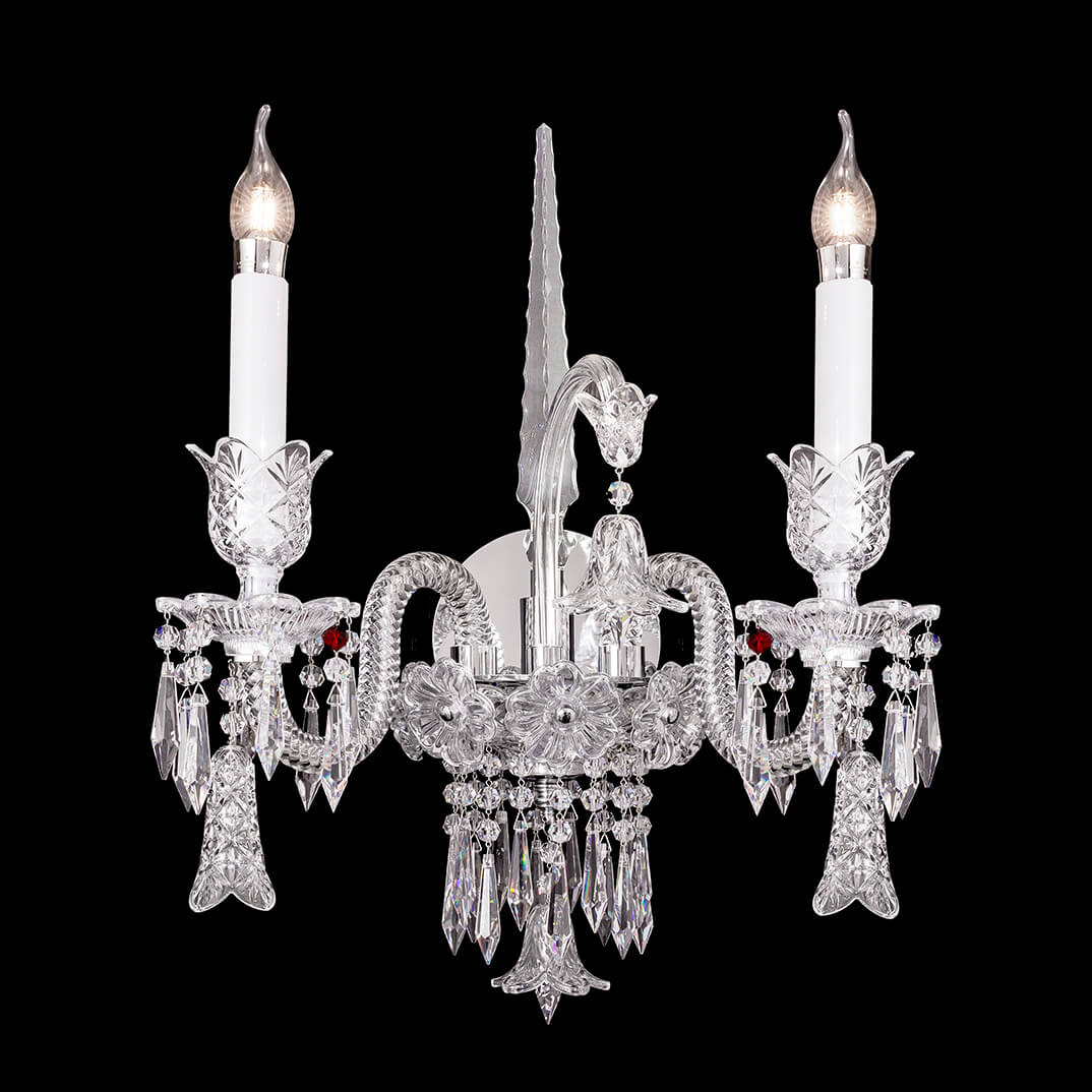 Bakala Crystal Wall Sconce With Bell - GILDLAMPS