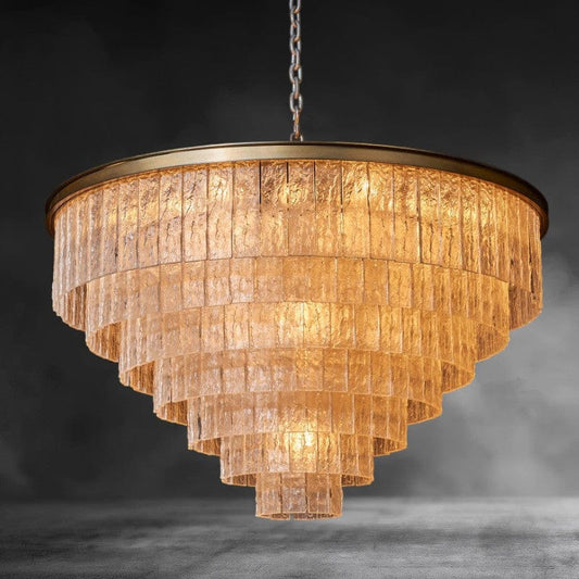 Bark Round Pendant - GILDLAMPS