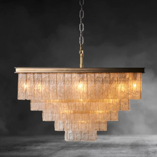 Bark Square Pendant - GILDLAMPS