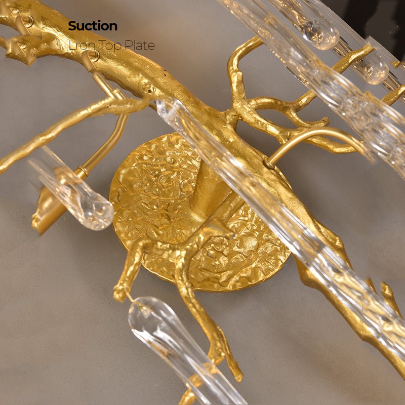 Beathe Light Crystal Branch Wall Sconce - GILDLAMPS