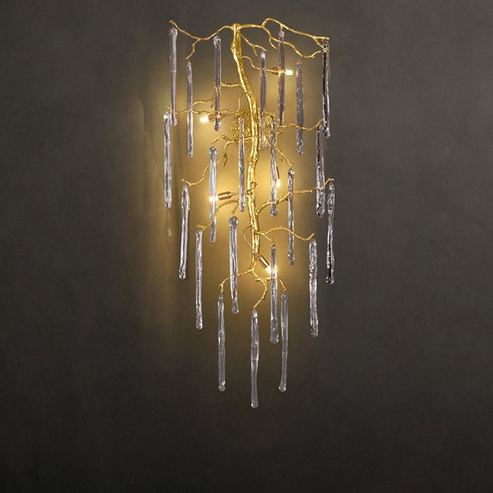 Beathe Light Crystal Branch Wall Sconce - GILDLAMPS