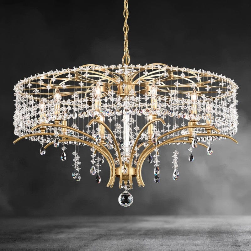 Bella Rose Chandelier 36 inch