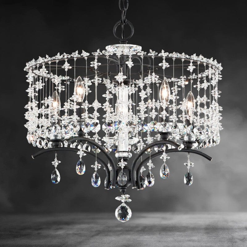 Bella Rose Crystal Chandelier 19 inch
