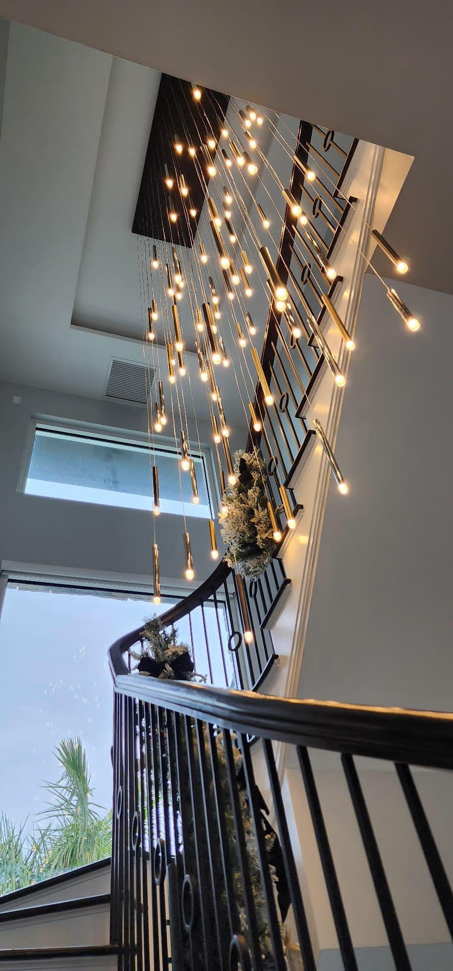 Bellini Rectangular Tubular Pendant Light Chandelier - GILDLAMPS