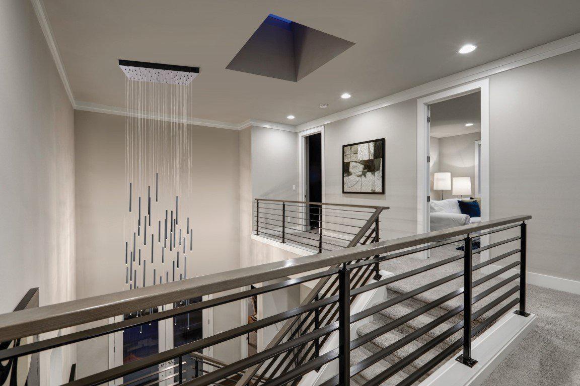 Bellini Square Tri-Tone Tubular Pendant Light Chandelier - GILDLAMPS