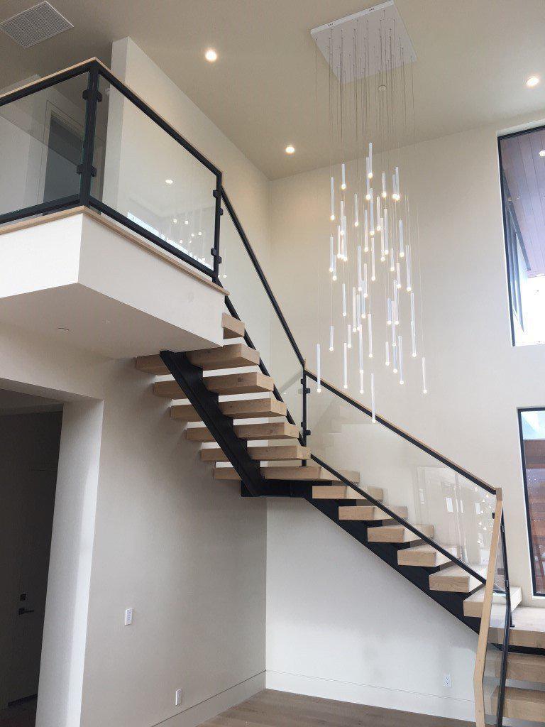 Bellini Square Tubular Pendant Light Chandelier - GILDLAMPS