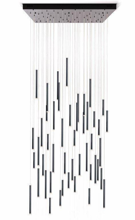 Bellini Square Tubular Pendant Light Chandelier - GILDLAMPS