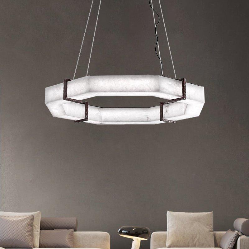 Belos Alabaster Chandelier - GILDLAMPS