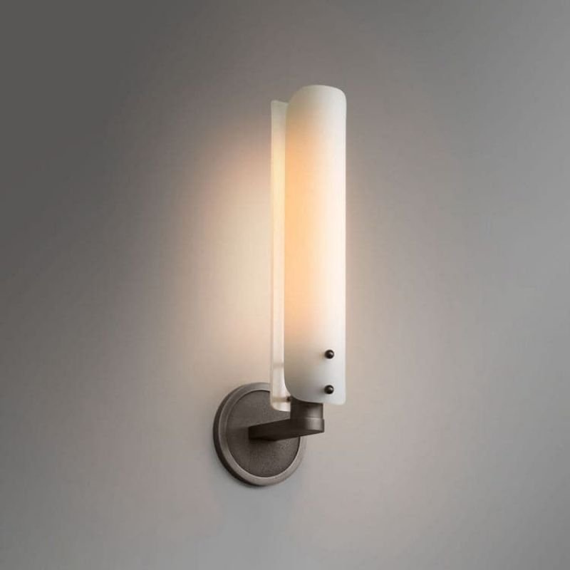 Beryl Single Layer White Glass Wall Light - GILDLAMPS