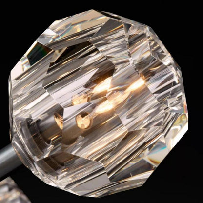 Beula De Clear Cristal Glass Rod Pendant - GILDLAMPS