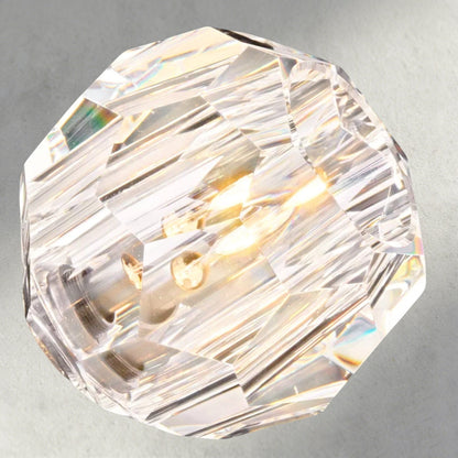 Beula De Clear/ Smoke Cristal Flushmount 24" - GILDLAMPS
