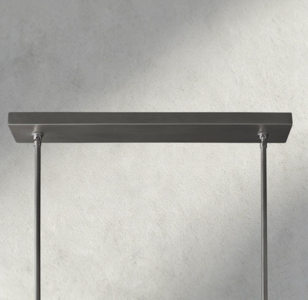 Beula De Cristal Double Linear Chandelier 60" - GILDLAMPS