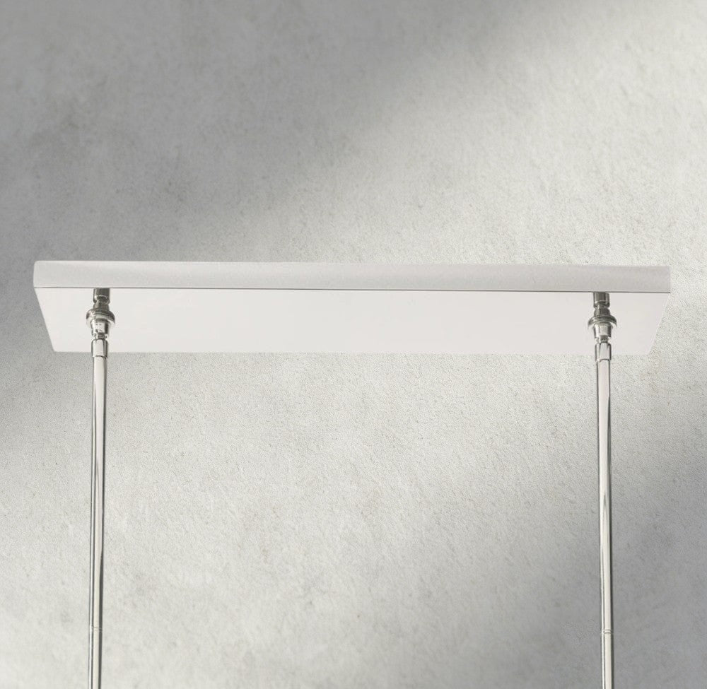 Beula De Cristal Double Linear Chandelier 60" - GILDLAMPS