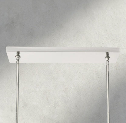 Beula De Cristal Double Linear Chandelier 60" - GILDLAMPS