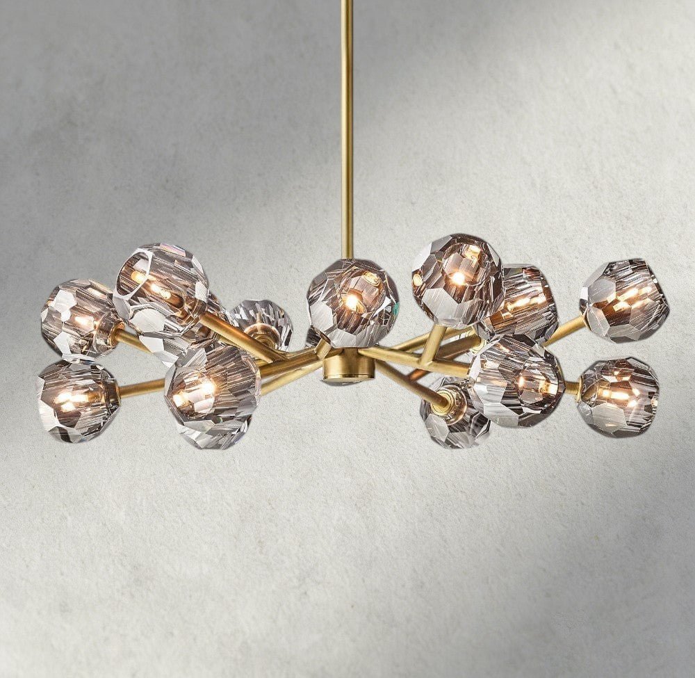 Beula De Cristal Round Chandelier 24", 36", 48", 60", 72" - GILDLAMPS