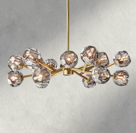 Beula De Cristal Round Chandelier 24", 36", 48", 60", 72" - GILDLAMPS