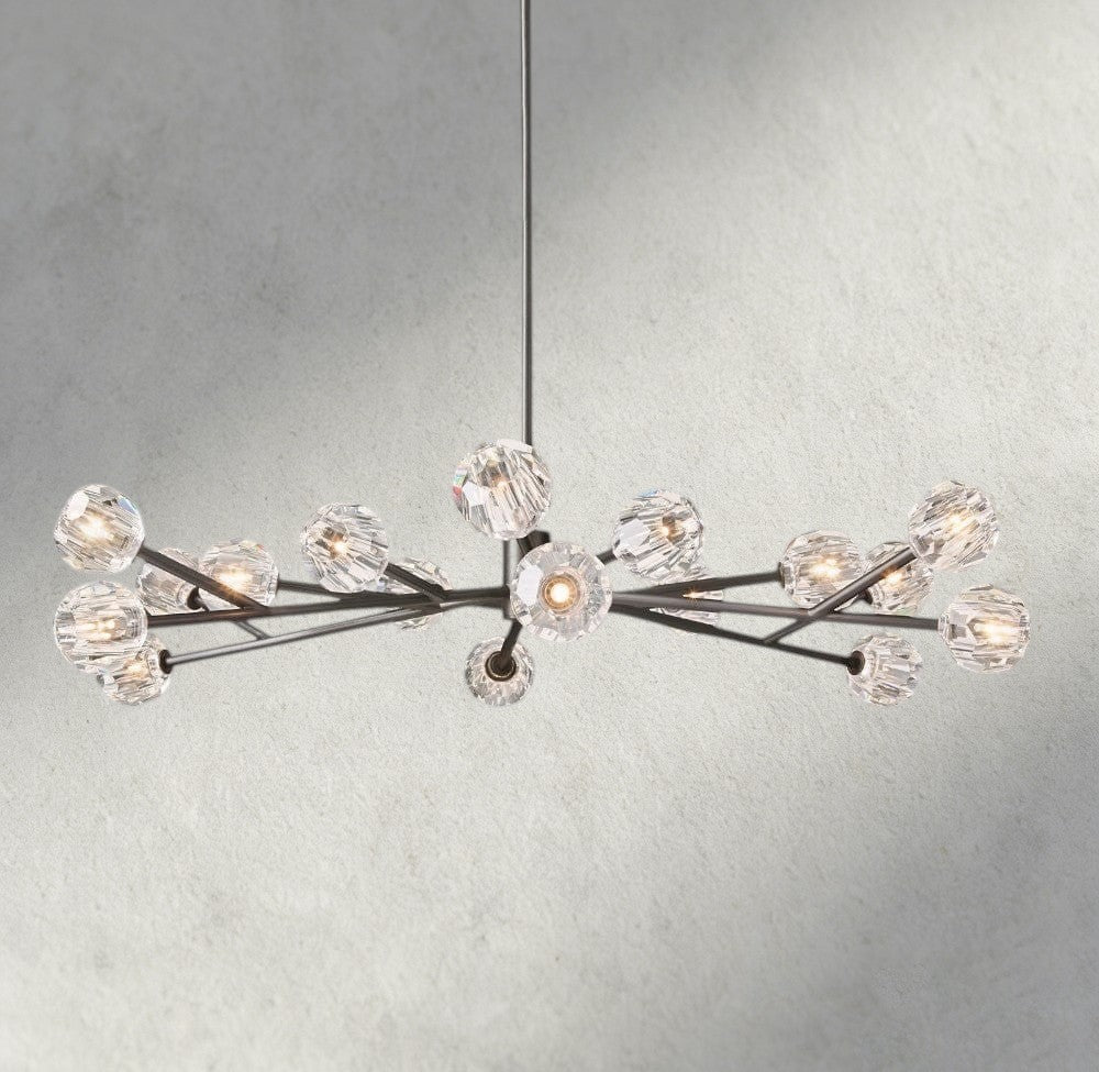 Beula De Cristal Round Chandelier 24", 36", 48", 60", 72" - GILDLAMPS