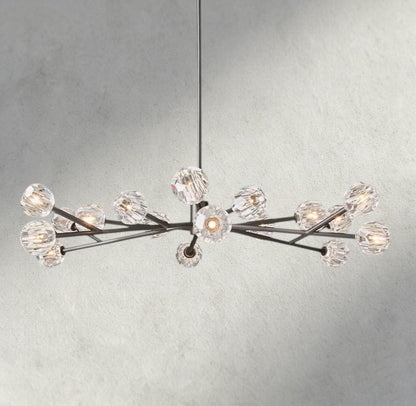 Beula De Cristal Round Chandelier 24", 36", 48", 60", 72" - GILDLAMPS