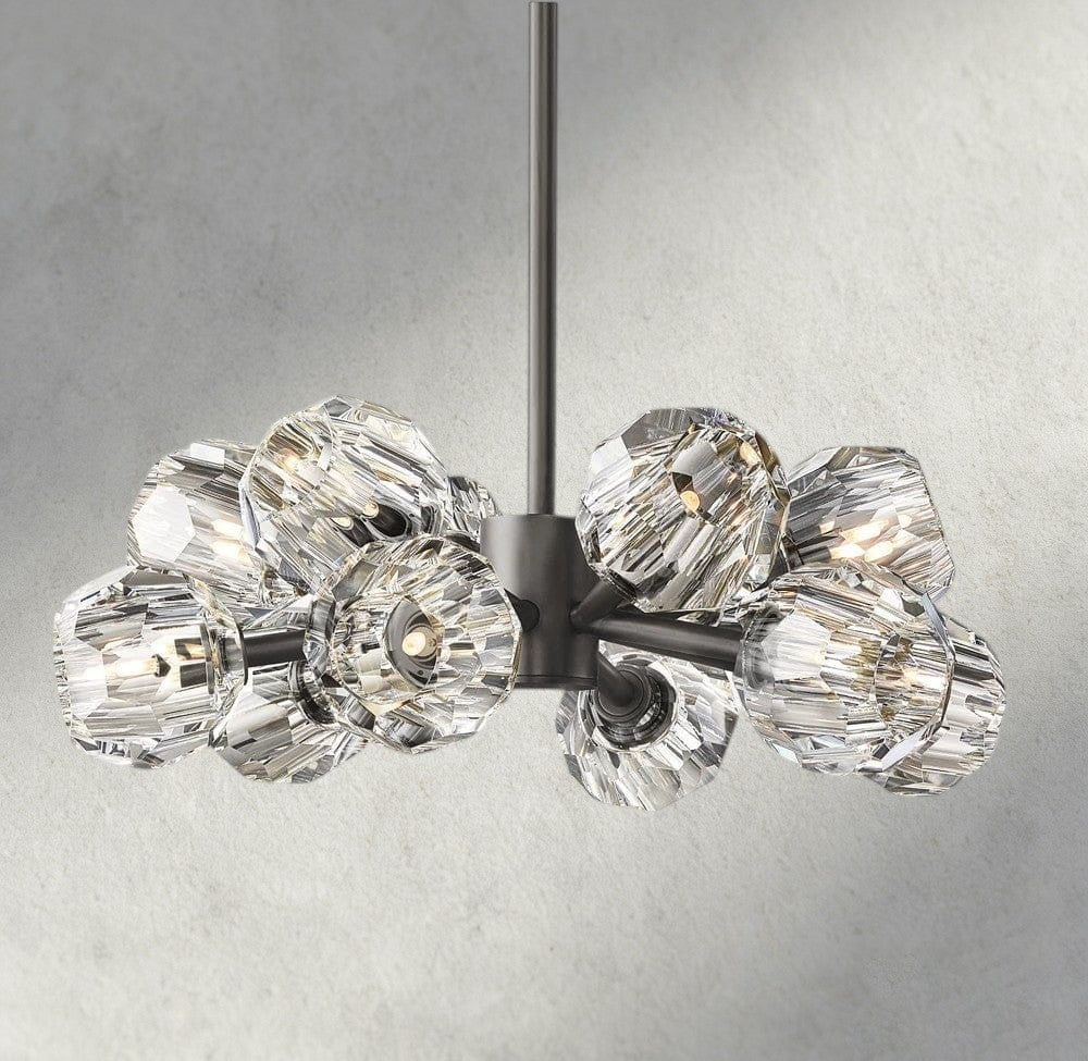 Beula De Cristal Round Chandelier 24", 36", 48", 60", 72" - GILDLAMPS