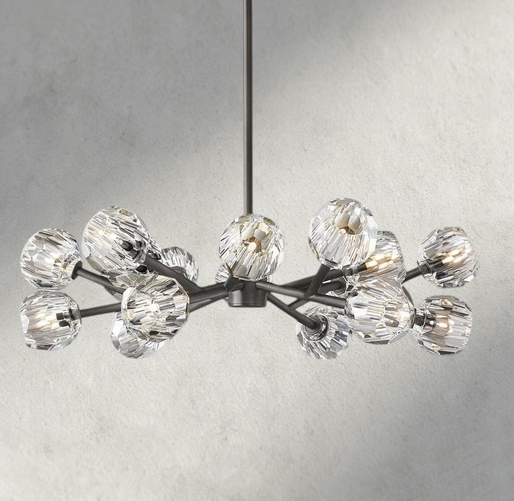 Beula De Cristal Round Chandelier 24", 36", 48", 60", 72" - GILDLAMPS