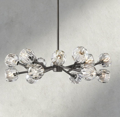Beula De Cristal Round Chandelier 24", 36", 48", 60", 72" - GILDLAMPS