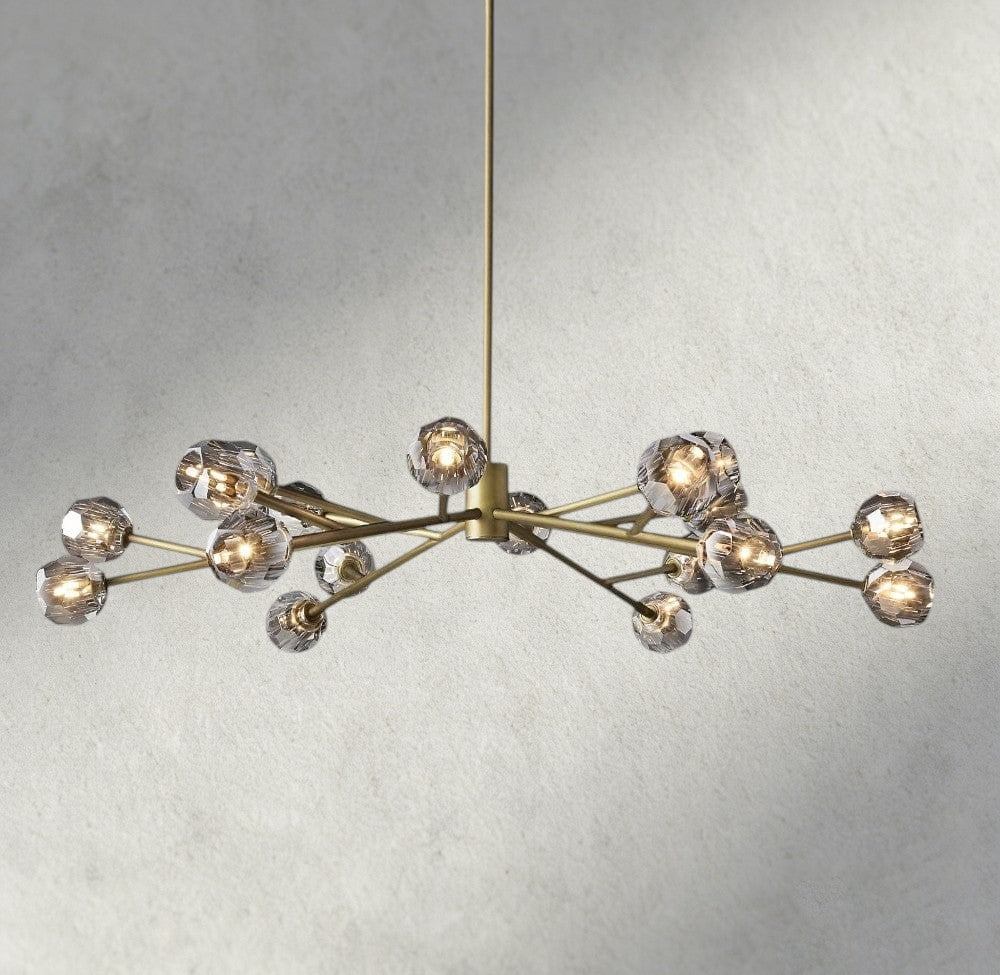 Beula De Cristal Round Chandelier 24", 36", 48", 60", 72" - GILDLAMPS