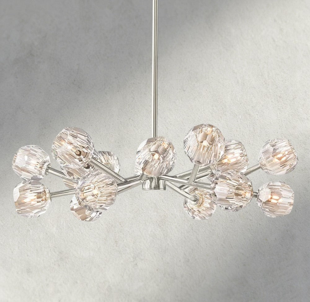 Beula De Cristal Round Chandelier 24", 36", 48", 60", 72" - GILDLAMPS