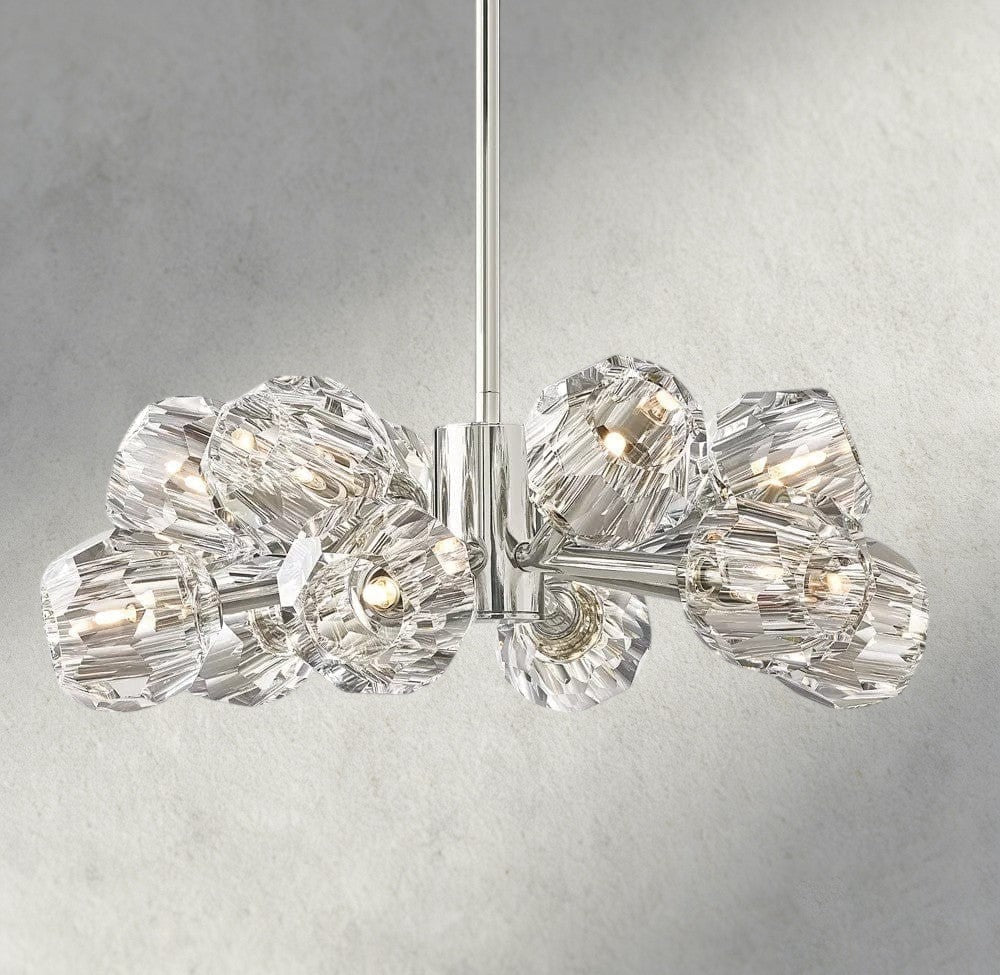 Beula De Cristal Round Chandelier 24", 36", 48", 60", 72" - GILDLAMPS