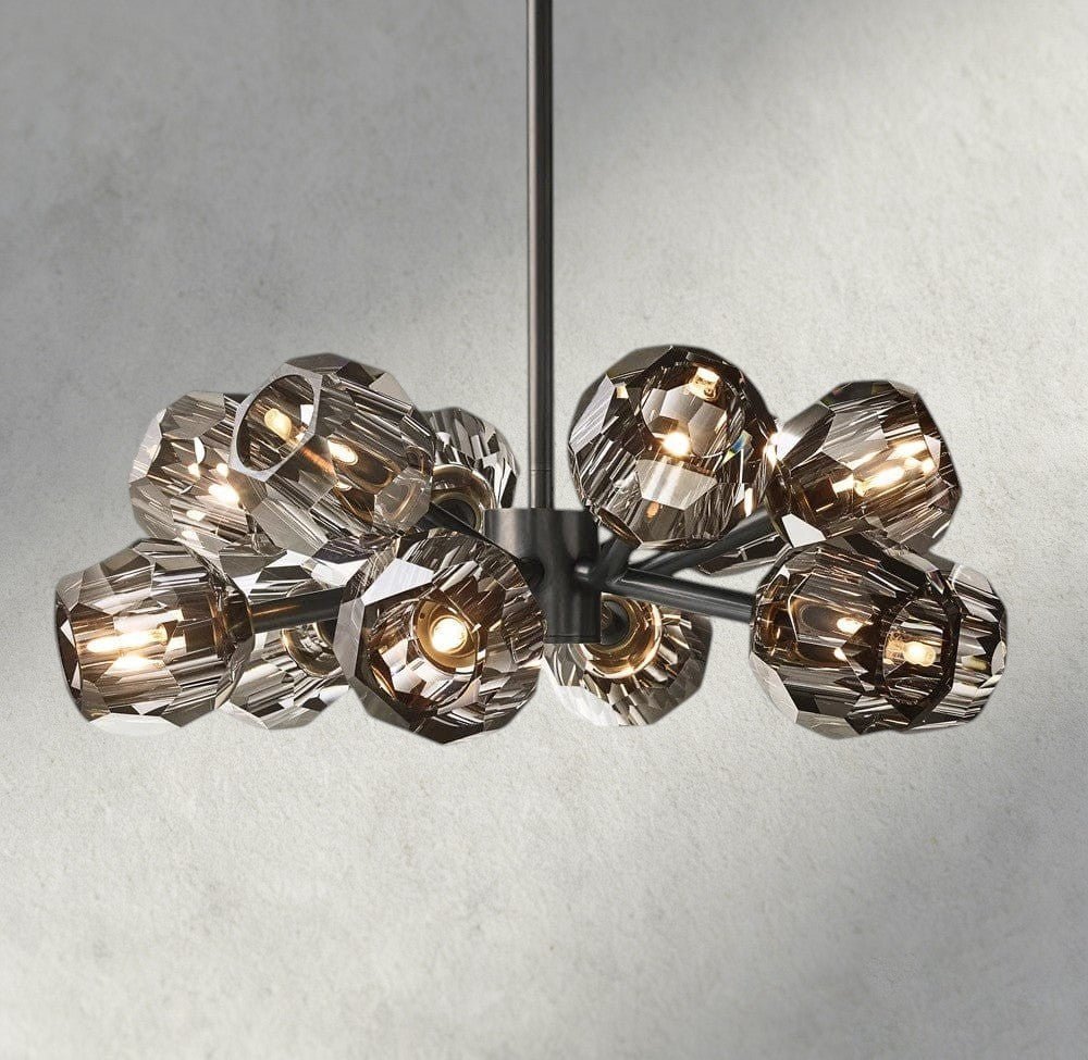 Beula De Cristal Round Chandelier 24", 36", 48", 60", 72" - GILDLAMPS