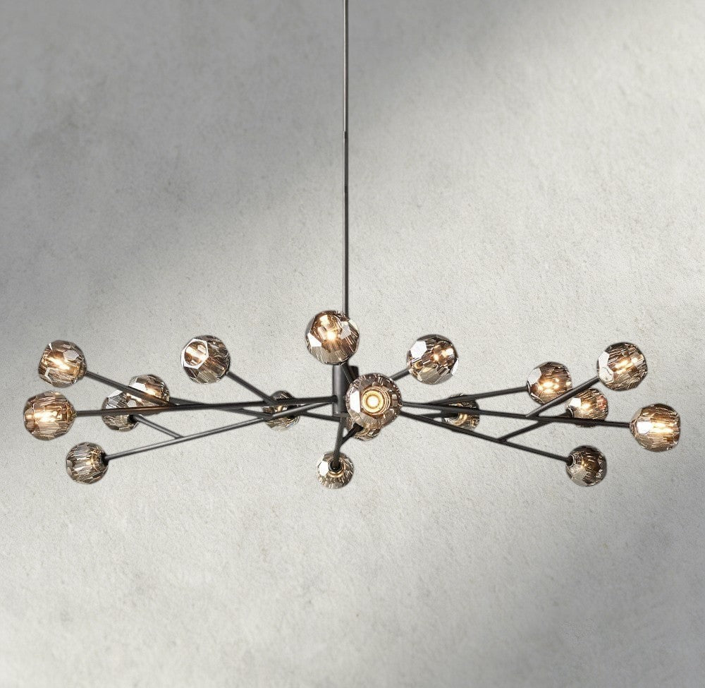 Beula De Cristal Round Chandelier 24", 36", 48", 60", 72" - GILDLAMPS