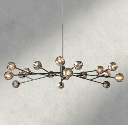 Beula De Cristal Round Chandelier 24", 36", 48", 60", 72" - GILDLAMPS