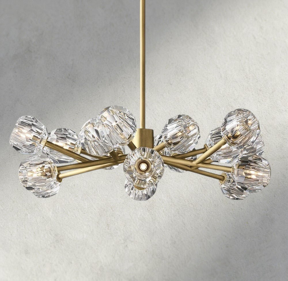 Beula De Cristal Round Chandelier 24", 36", 48", 60", 72" - GILDLAMPS