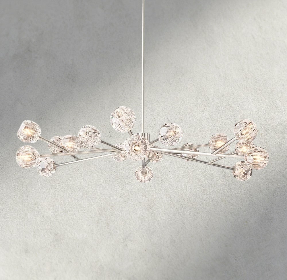 Beula De Cristal Round Chandelier 24", 36", 48", 60", 72" - GILDLAMPS
