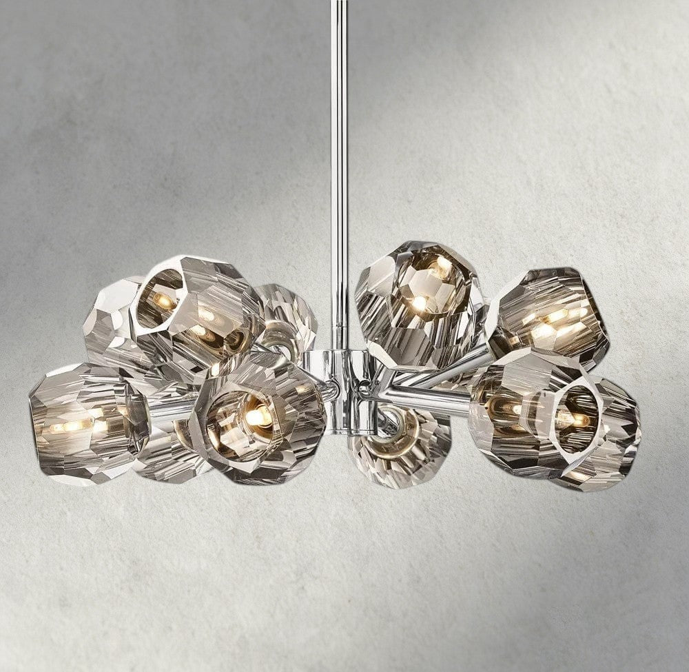Beula De Cristal Round Chandelier 24", 36", 48", 60", 72" - GILDLAMPS
