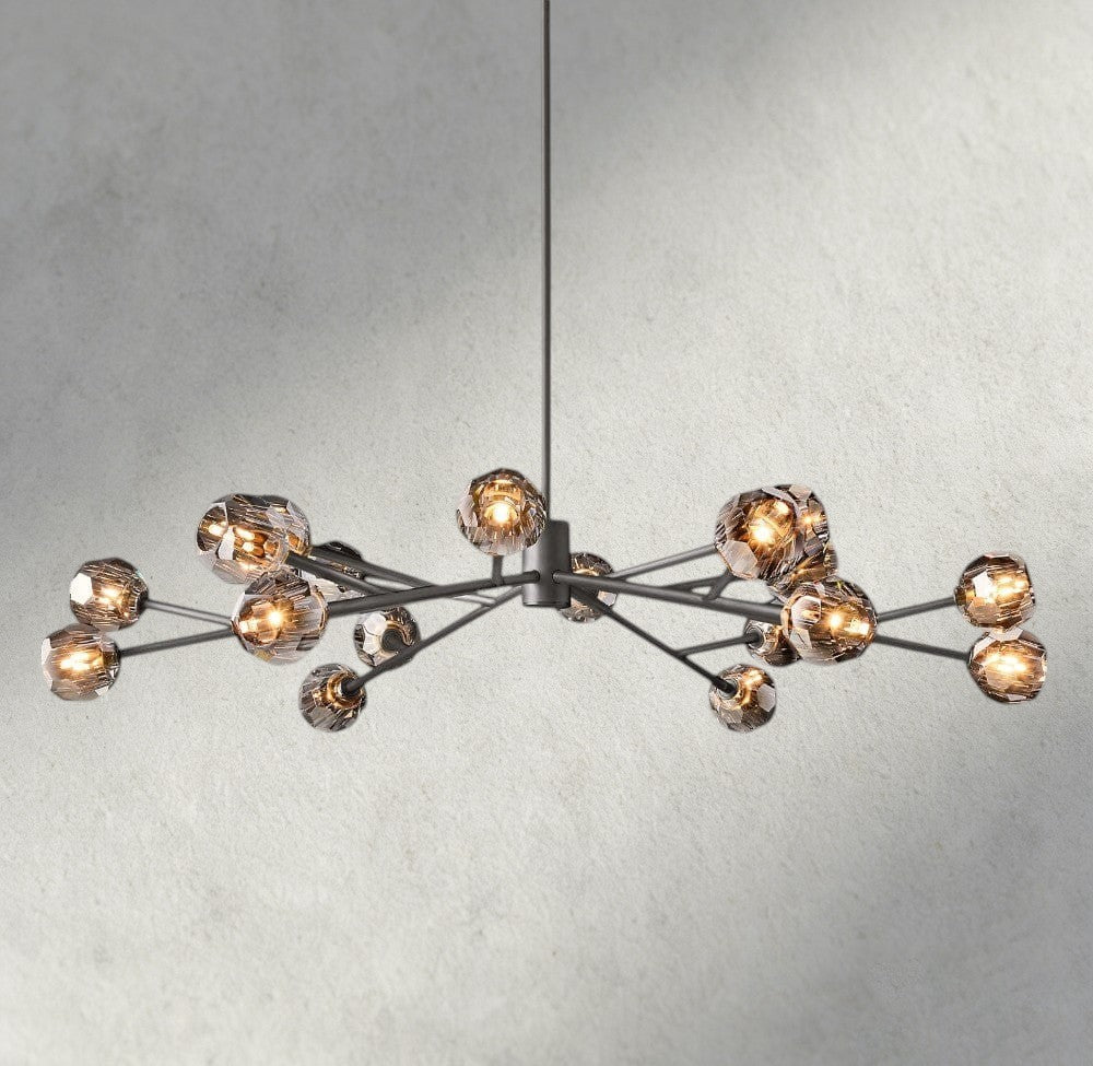 Beula De Cristal Round Chandelier 24", 36", 48", 60", 72" - GILDLAMPS